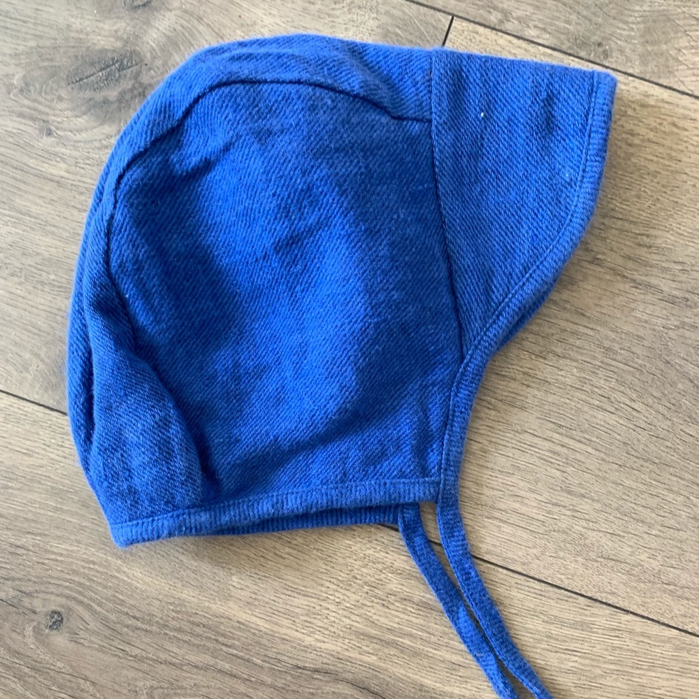 Briar Handmade Brimmed Cobalt Blue Bonnet